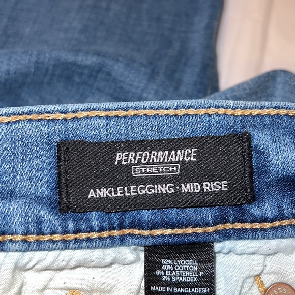 Women’s EXPRESS Performance Stretch Ankle Legging Jeans Mid Rise Stretch… - Picture 10 of 11